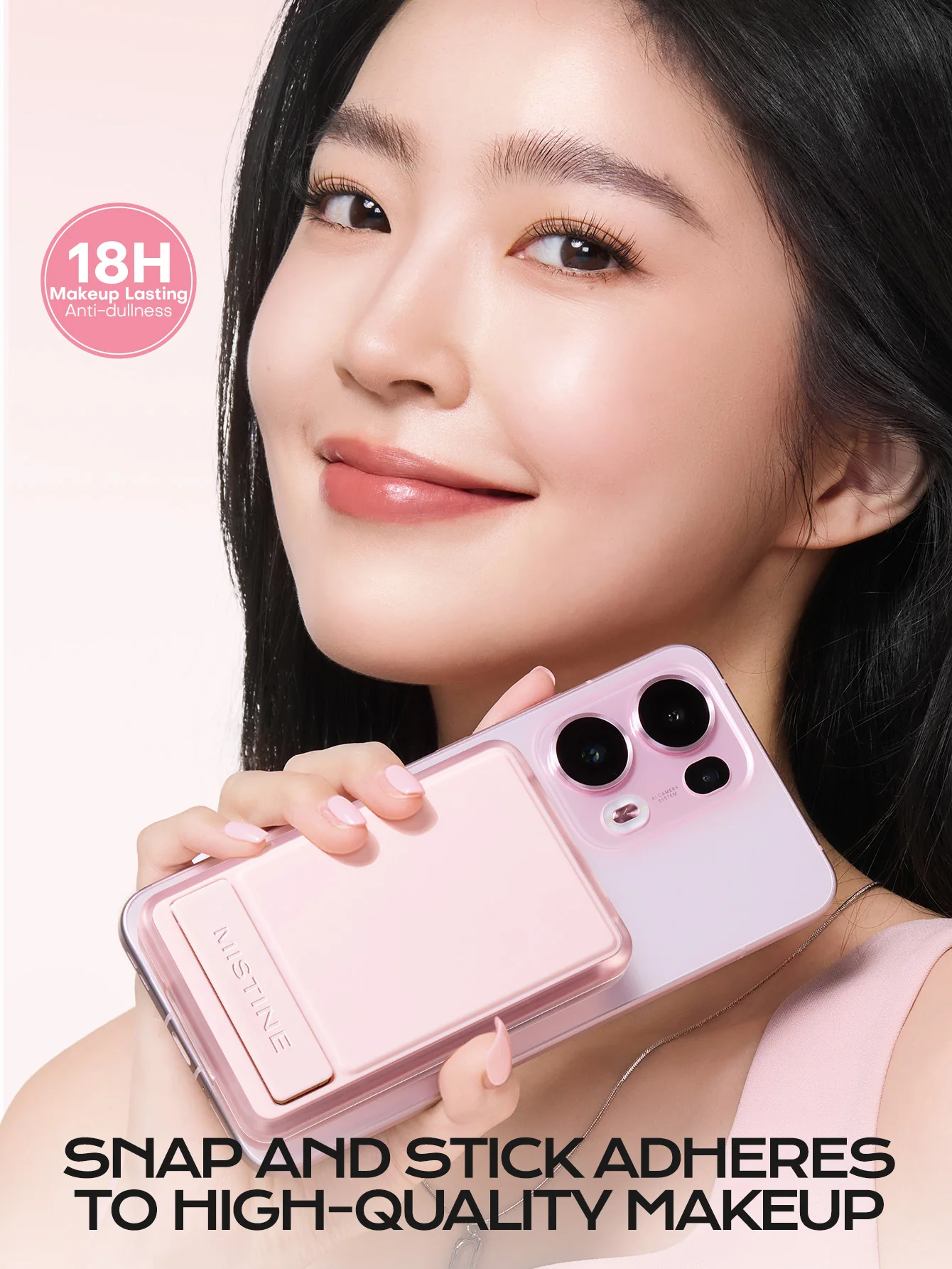 بودرة ميستين المغناطيسية تدوم طويلاً للتحكم في الزيت، بودرة سائبة فاخرة لإعداد المكياج 7.0 جرام