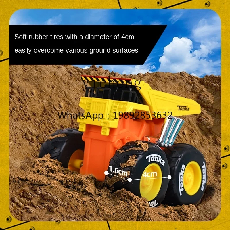 AH aleación ingeniería coche modelo bebé juguete excavadora Bulldozer coche de rescate contra incendios