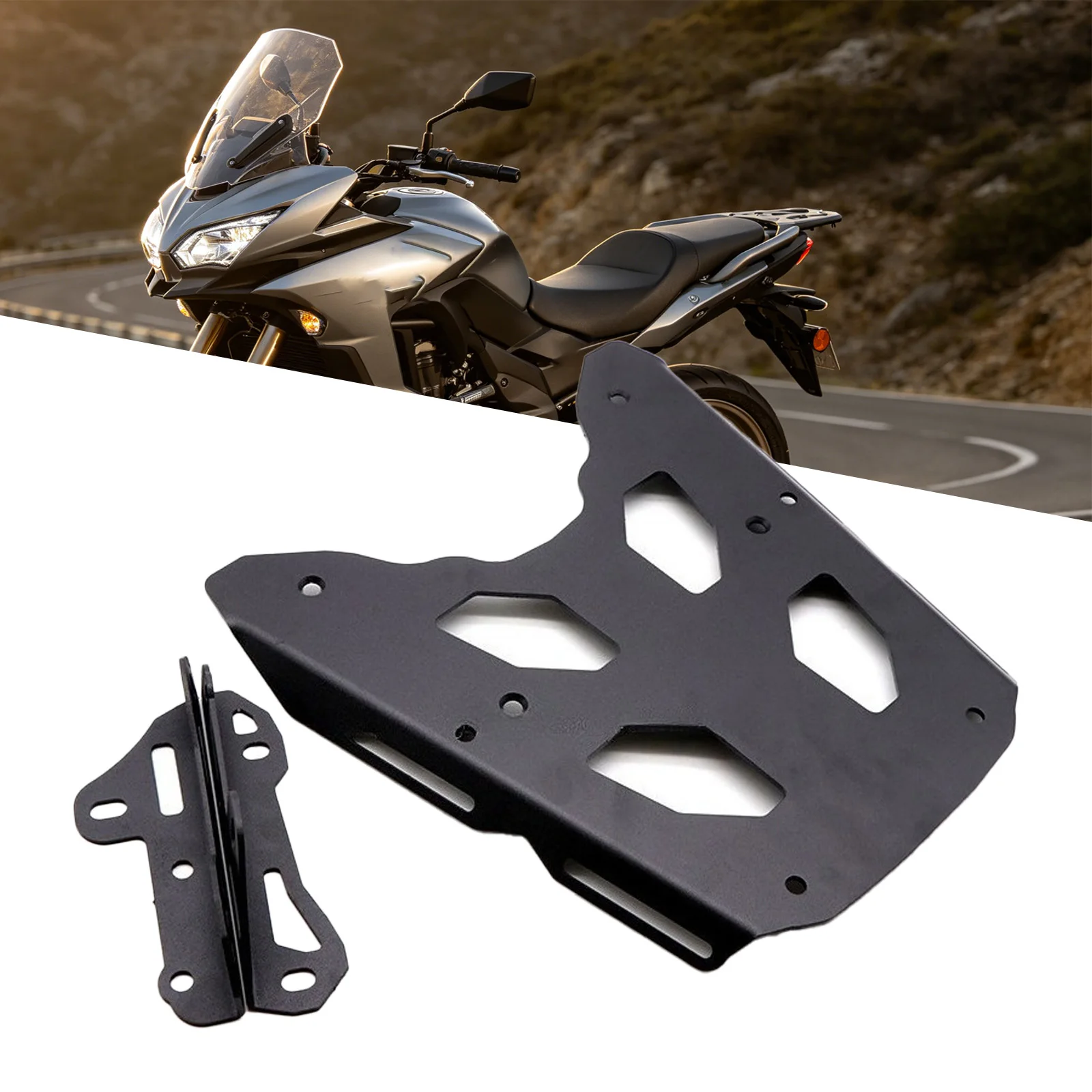 

Багажник для мотоцикла Kawasaki VERSYS650, задний, для крепления кофра, кронштейн для багажной полки