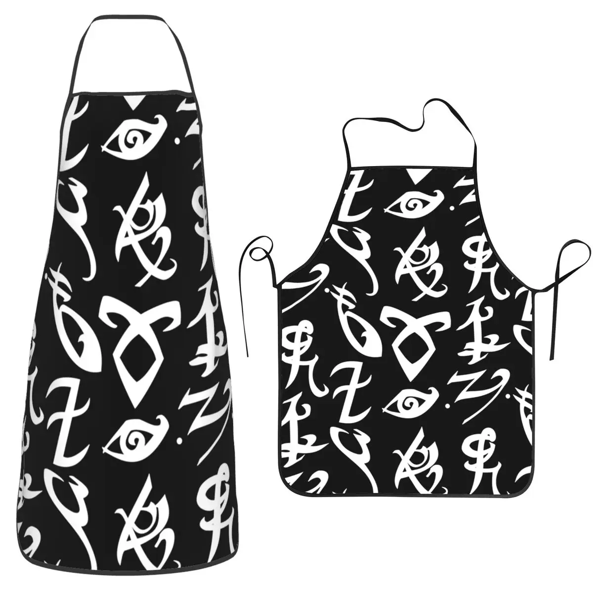 

Сумеречные охотники, руны Сумеречных охотников, фартук для смертных инструментов, фартук для шеф-повара, кулинарии, кухни, нагрудник для уборки кухни, сарафан