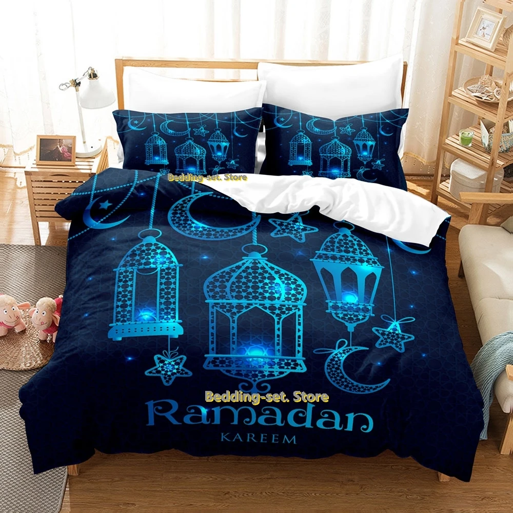 

Ramadan Bedding Set Single Twin Full Queen King Size Bed Set Adult Kid Bedroom Duvetcover Sets 3D Print Anime Bed Sheet Set