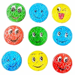 12/24 Pcs Round 7cm Track Bead Table Game Children's Birthday Party Baby Shower Guest Gift Kindergarten Reward Carnival Gift