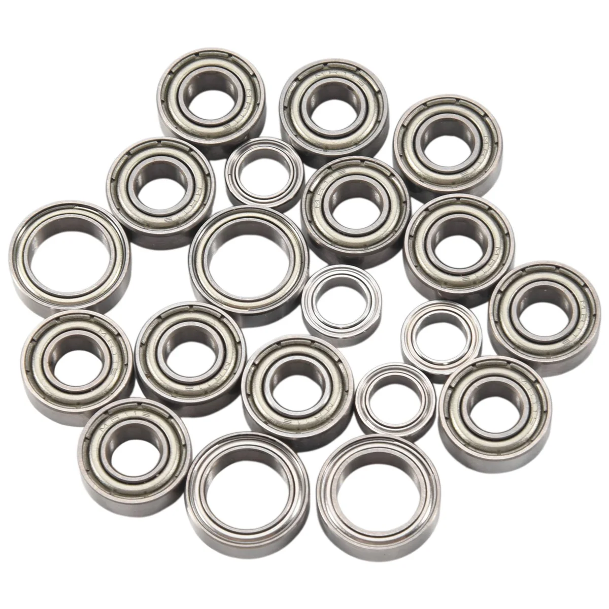 20Pcs Ball Bearing Kit for TT01 TT-01 TT01D TT01E TT01R DF02 1/10 RC Car Upgrade Parts