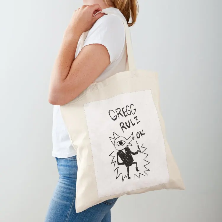 Gregg Rulz Ok Tote Bag Shopping bags university shopper bag Lady bag Shopper