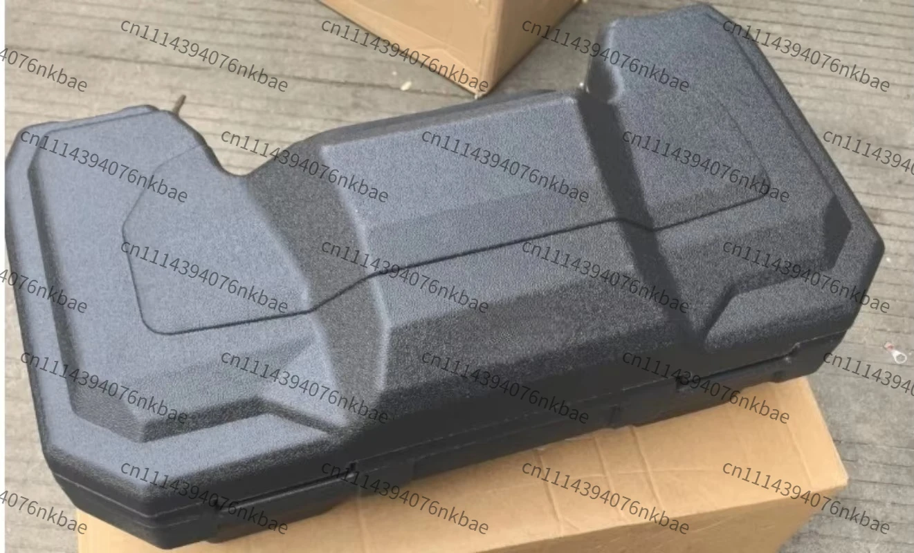 75*40*31cm Bull ATV Off-Road Motorcycle Rear Storage Box, Lockable Trunk with Comfort Backrest