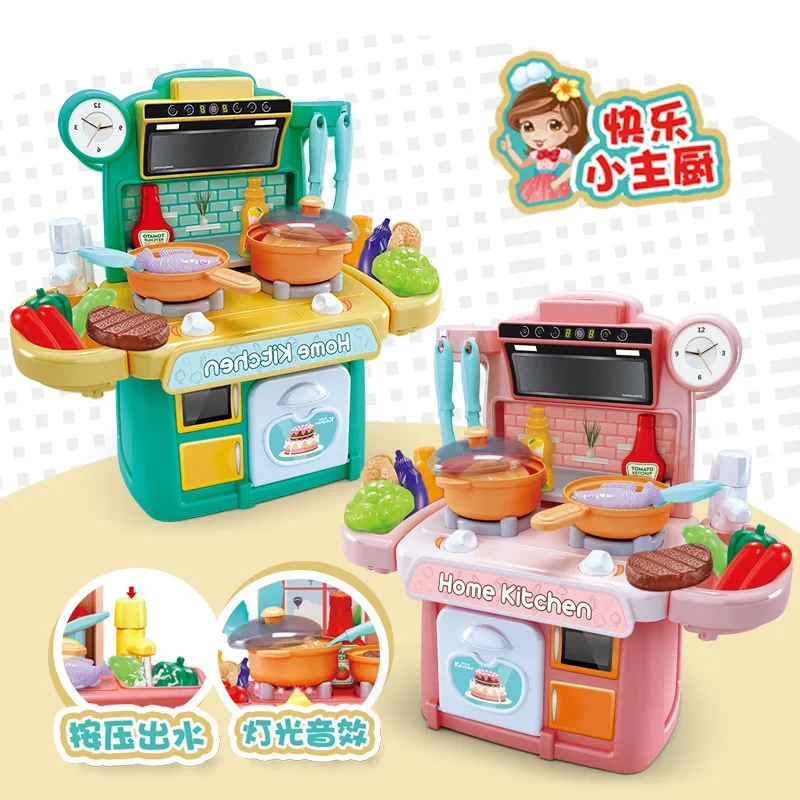 Ensemble de jouets de cuisine familiale pour enfants, marmite pour bébé fille, garçon et fille, simulation de cuisine, ustensiles de cuisine