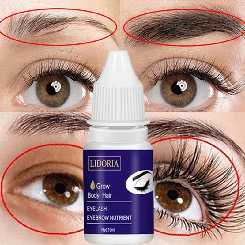 Soro de crescimento sobrancelha para cílios grossos, Nutrição Líquida, Folículos Nutritivos, Extensão Fina, Intensivo Lashes Enhancer