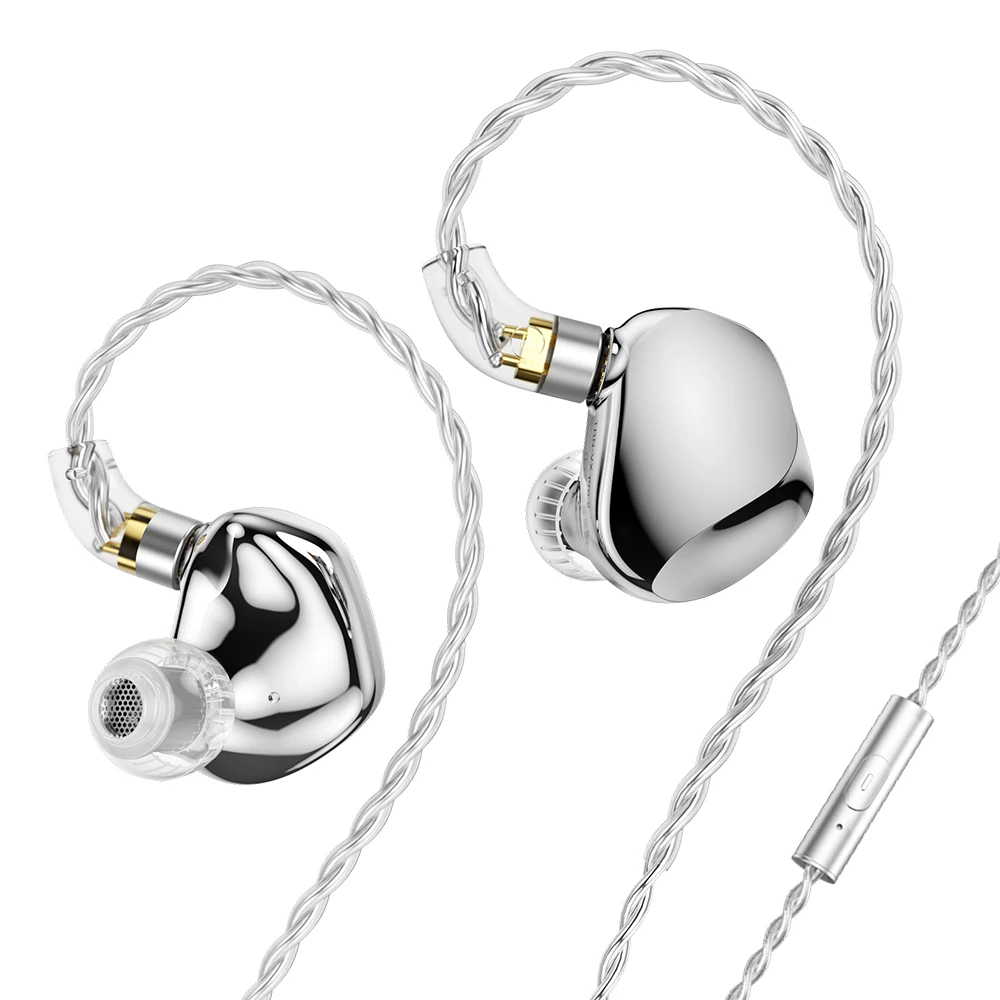 TRN VX PRO+Hybrid Metal 8BA+1DD Driver In-Ear Oordopjes In-Ear Monitoren Hoofdtelefoon Sport Headset Verwisselbare Oordopjes