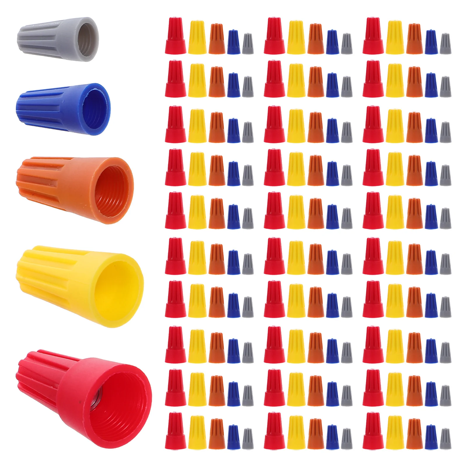 

Набор из 220 разноцветных электрических соединительных гильз-зажимов для быстрого подключения в промышленных и DIY проектах