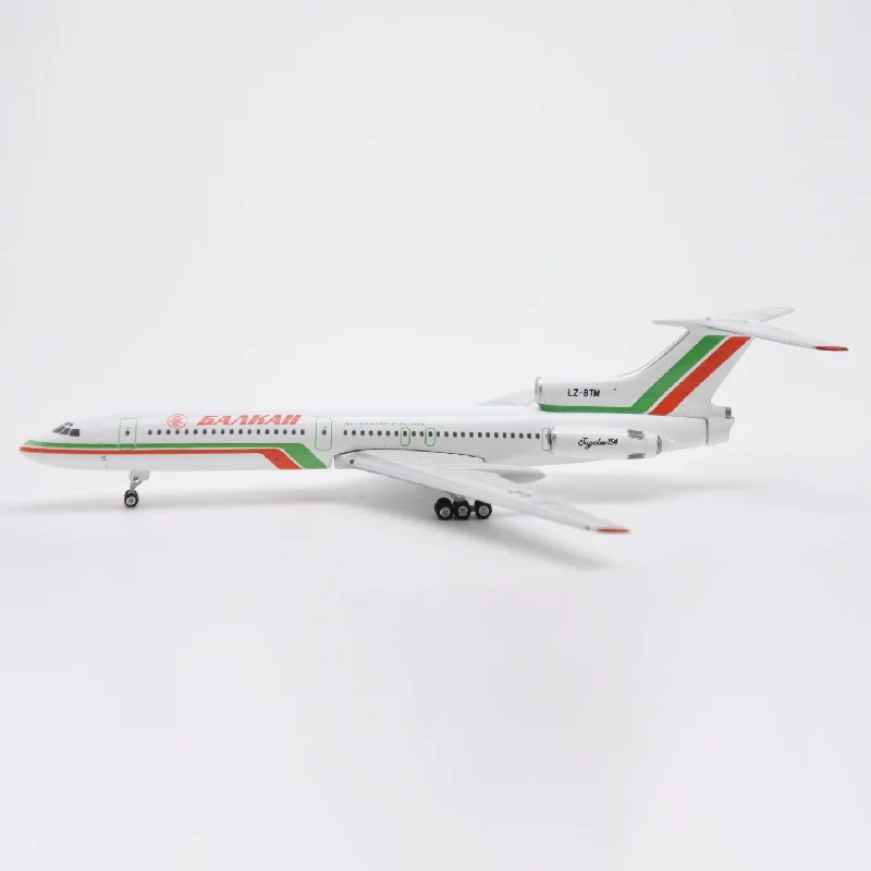 Phoenix 1:400 Scale PH11826 Bulgarian Airlines TU-154B LZ-BTM Diecast Aviacion Miniature Aircraft Metal Model Toys For Boys Gift