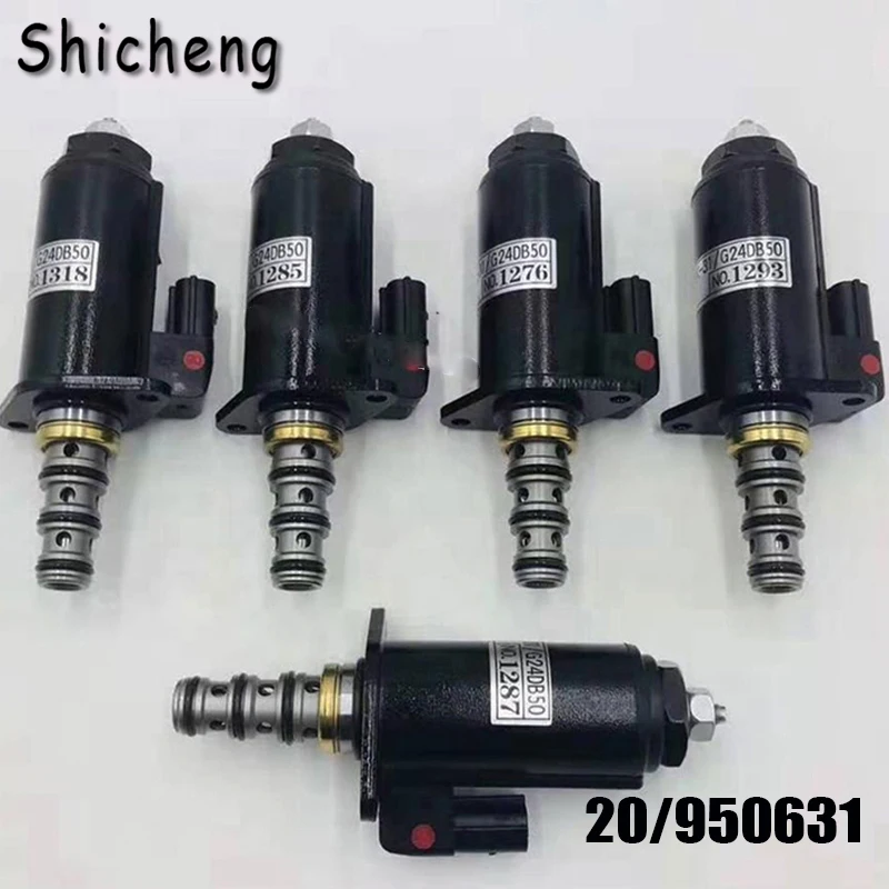 For Excavator Solenoid Valve 20950631 20/950631 JS200 Excavator Spare Parts JS220 JS200 Excavator Parts