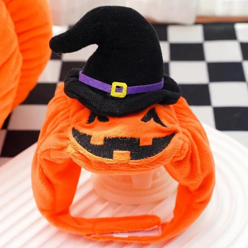 Otoño Invierno muñeca perro Halloween Navidad juguete calabaza linterna transformación traje divertido gato mascota muñeca lindo sombrero de calabaza regalos