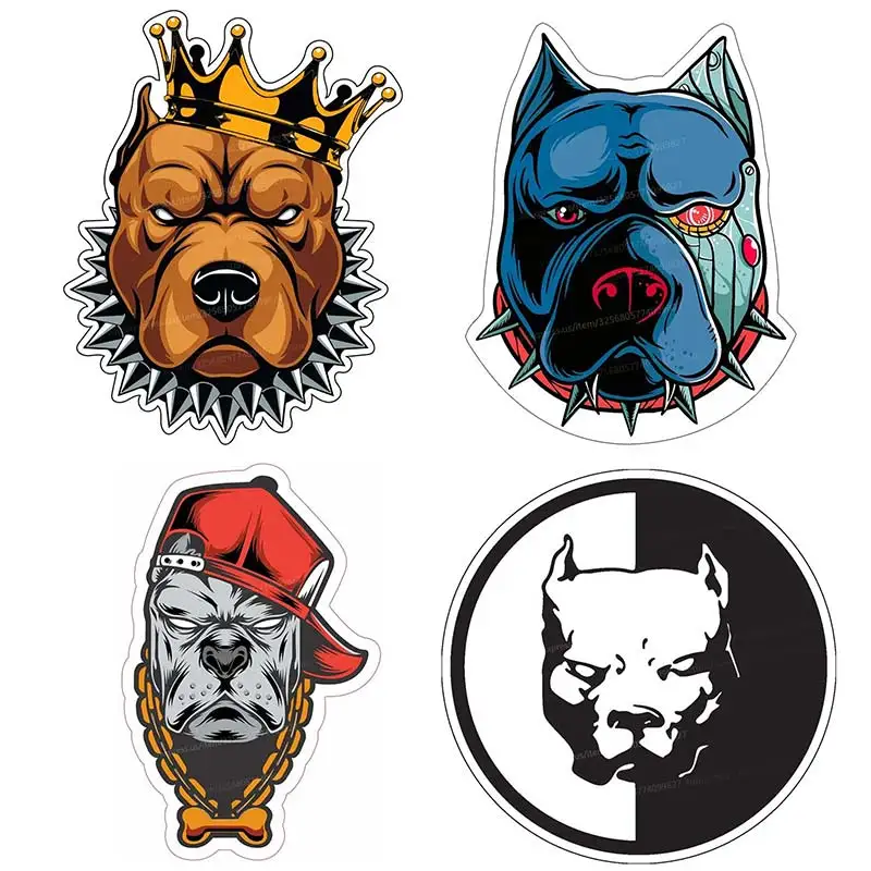 

Pit Bull Pet Dog Animal Cartoon Car Sticker Waterproof Styling Automobiles Motorcycle Exterior Accessories Vinyl Decals SH555