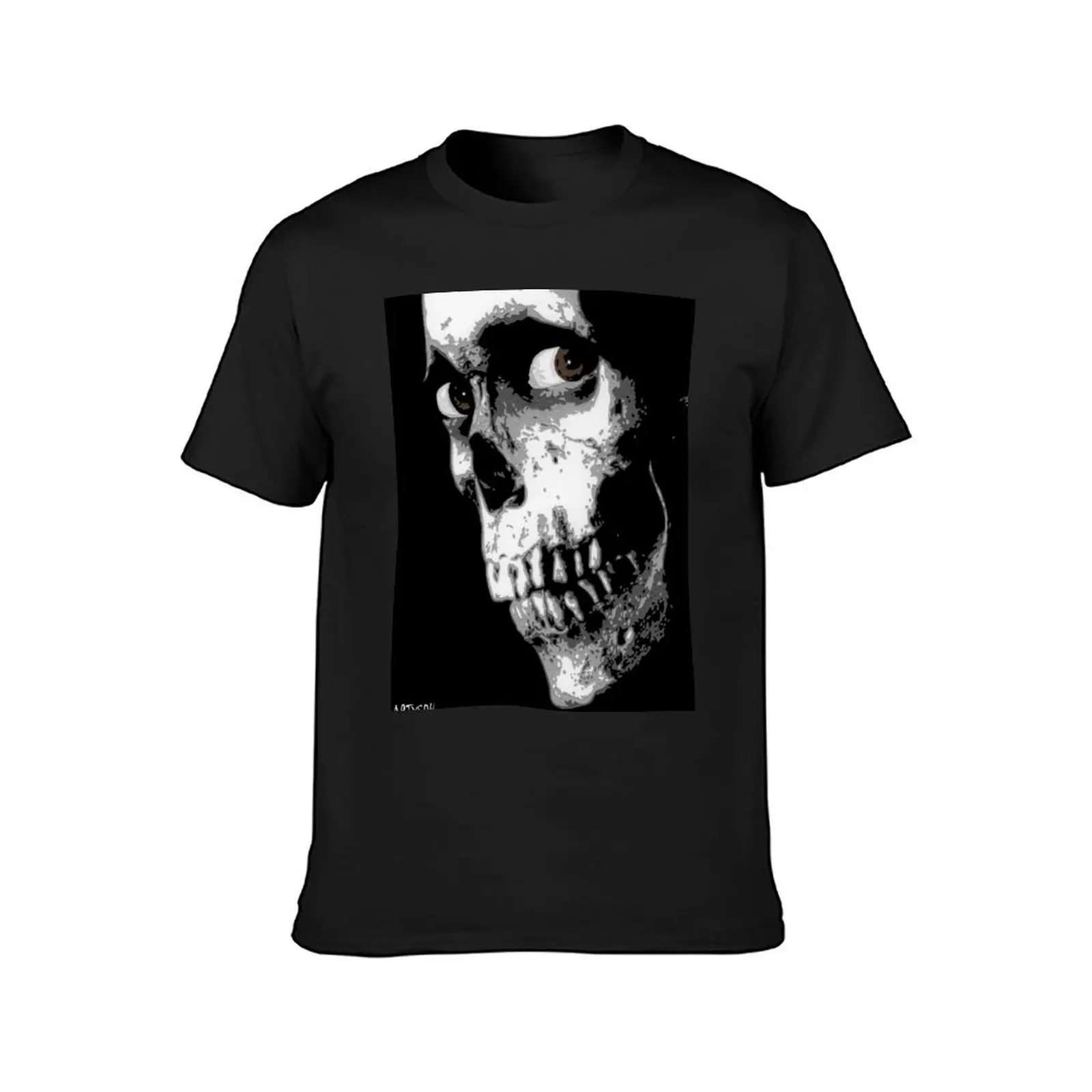 Evil Dead II Skull T-Shirt kawaii clothes Short sleeve tee men t shirt