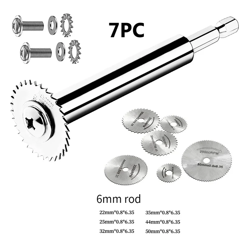 ABRB-Inside Pipe Cutter For PVC Pipe,Plastic Plumbing Tools With 6Pcs Rotary Drill Saw Blades & 1/4Inch Hex Shank For Plumber