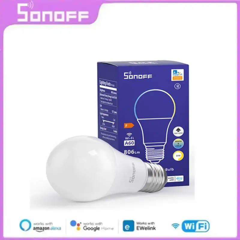 SONOFF B05 Wifi LED Bulb 9W E27 RGBCW Dimmable LED Lamp Bulb 220V-240V App Remote Control Work With Alexa Google Assistant