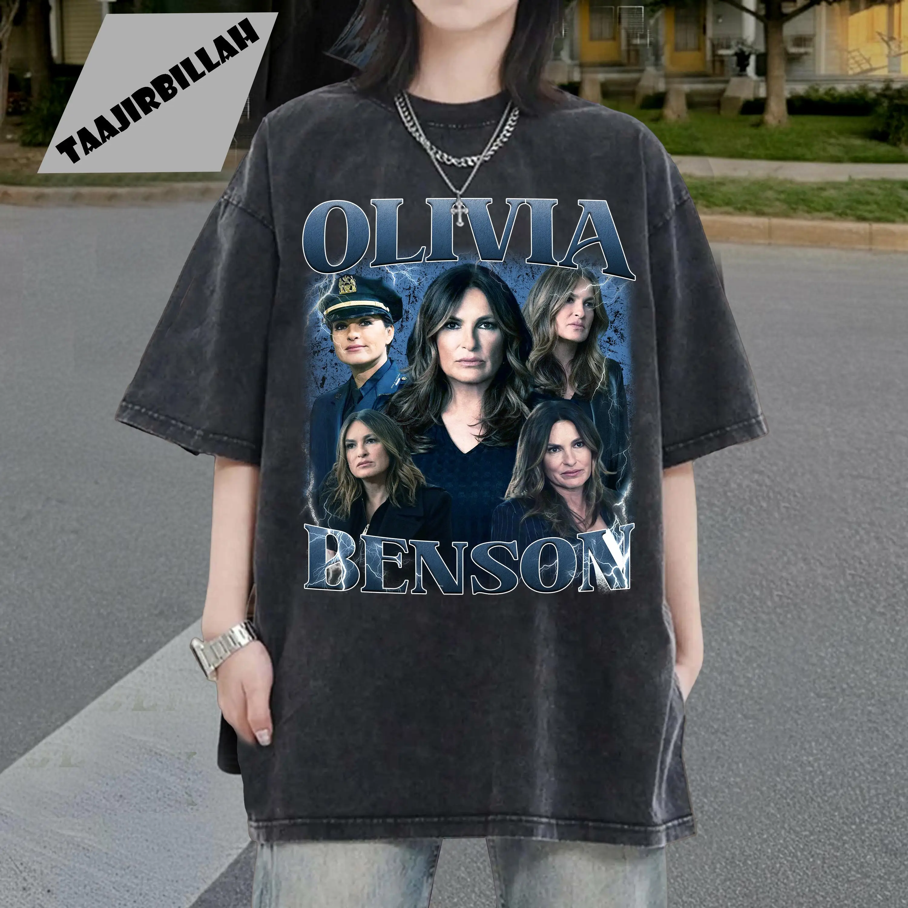 Olivia Benson Vintage 90s T-Sh - Women'S Fashion From The 90S 评论和价格