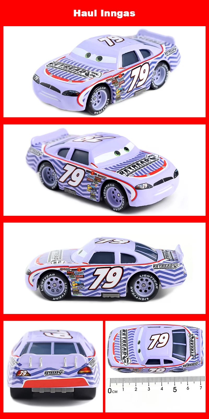 Pixar Cars Cruz Ramirez Rennwagen Spielzeug 1/55 Metall-Die-Cast Anime-Figur Modellauto Geburtstagsgeschenke Kinderspielzeug aus Legierungsmaterial – Detail 32