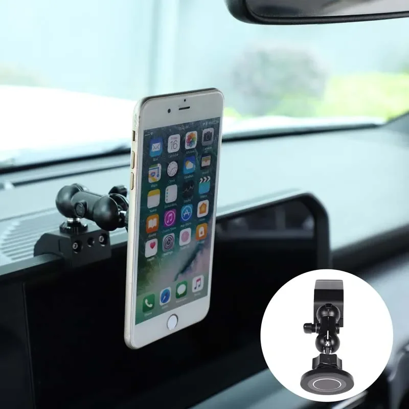 

For Toyota Land Cruiser Prado 250 J300 2024 2025 Magnetic Phone Mount Holder 360 Degree Rotation Dash Screen Cell Phone Support