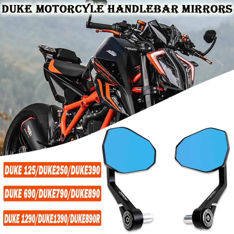 

New For DUKE 125 200 250 390 690 790 890 1290 1390Super Duke R Motorcycle CNC Bar End Mirror 7/8" 22mm Handlebar Rearview Mirror