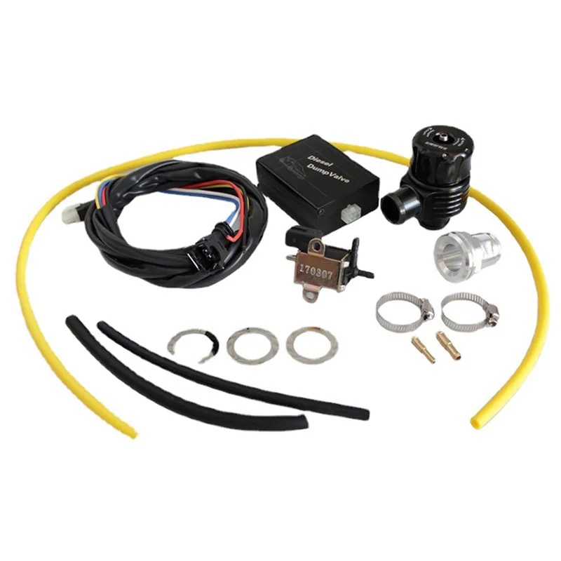 

Car Modification Turbo Relief Valve Kit Adjustable Hose Turbine Pressure Relief Valve Single-Sided Horn Style