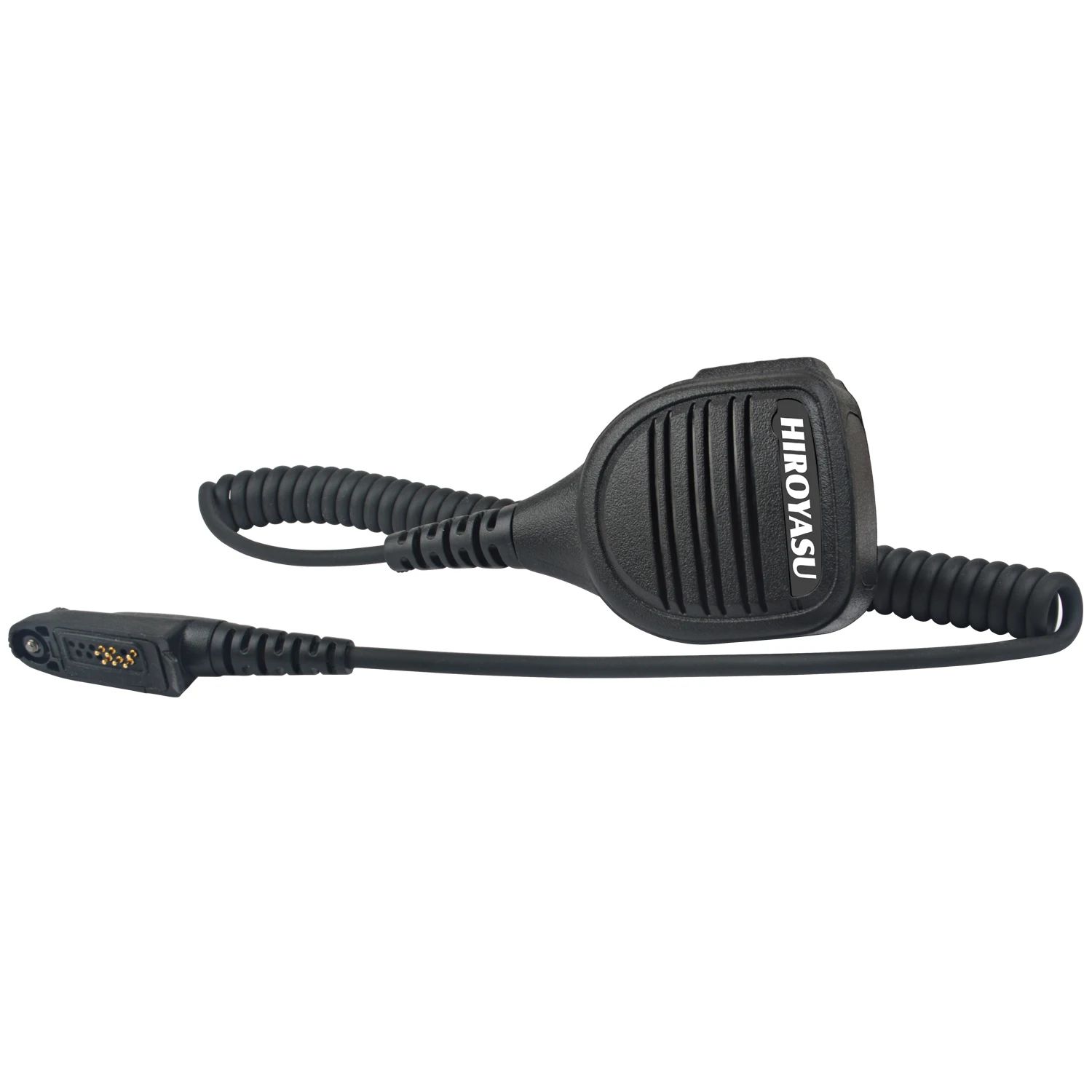 HIROUASU HI-UV850PRO HW-UV938 HW-UV910 Altoparlante per microfono walkie-talkie con cavo in TPU a spirale, jack audio da 3,5 mm