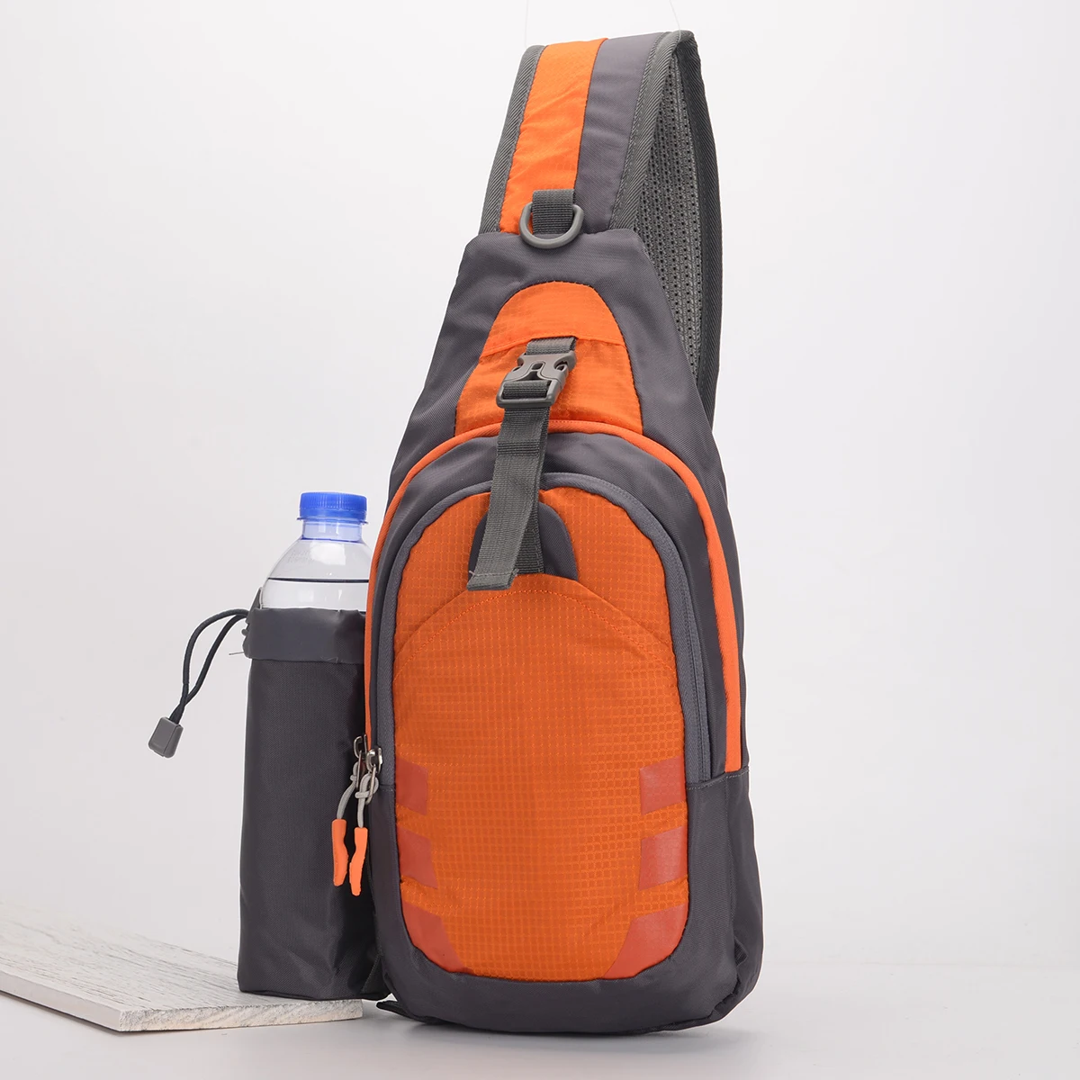 

Sling Backpack Kettle Shoulder Bag Crossbody Sports Women Bags Detachable Water Bottle Holder Breathable Waterproof
