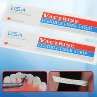Tiras de fibra flexibles dentales, banda de férula de vidrio, fijación suelta, retenedores de unión de curado ligero, resina compuesta Vactrise de EE. UU. Roth