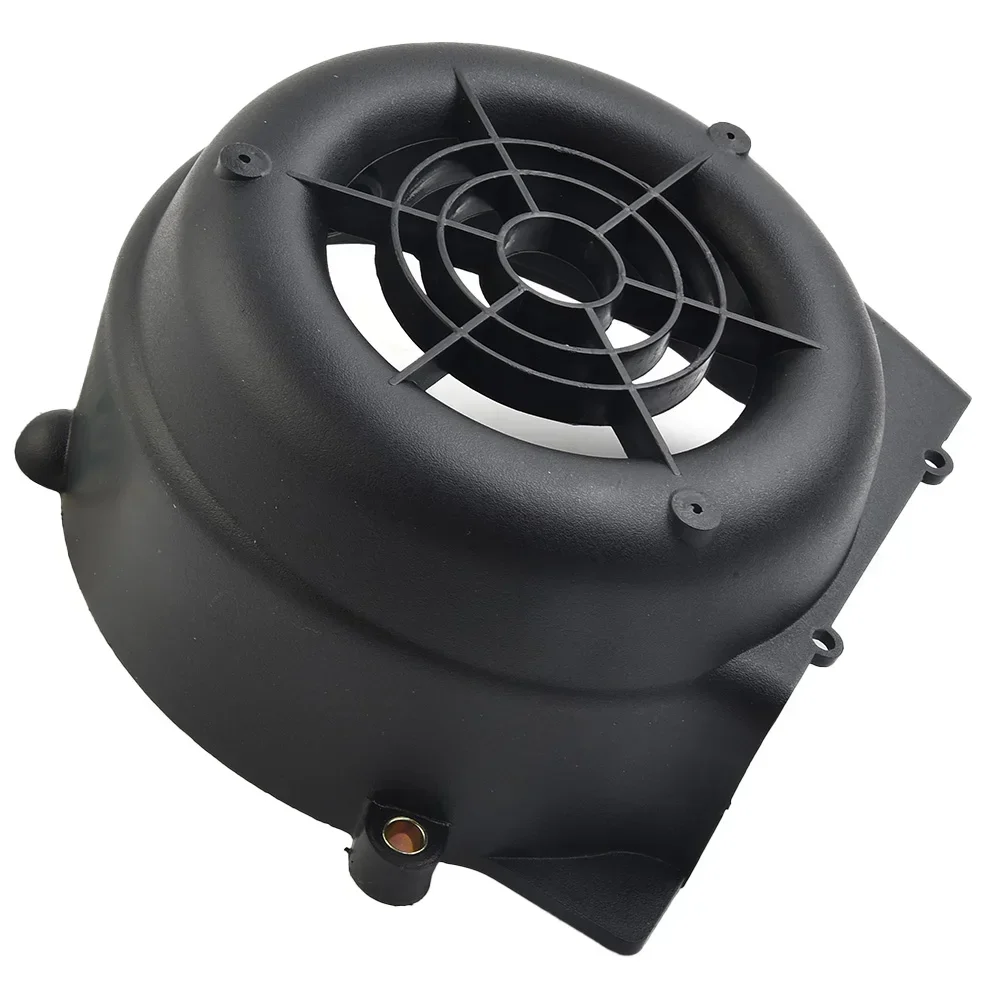 

Fan Cover Engine Right Side Simple Design Weight 100G Black Cooling Direct Replacement Easy To Use For GY6-125/150cc 157QMJ