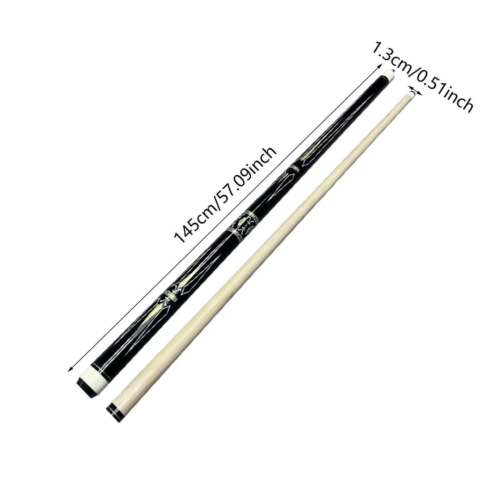 

Pool Cue 1/2 Split Billiard Cue for House Billiard Table Sports Training