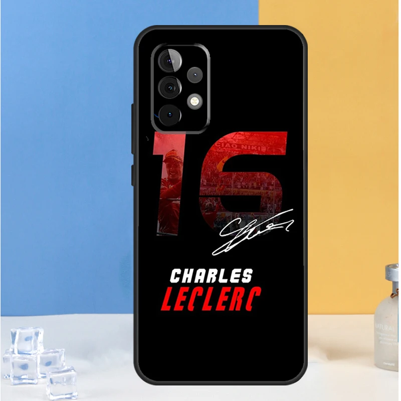 Formula 1 F1 Charles Leclerc For Samsung Galaxy A54 A34 A14 A52 A51 A71 A13 A23 A33 A53 A73 A12 A22 A32 Phone Case
