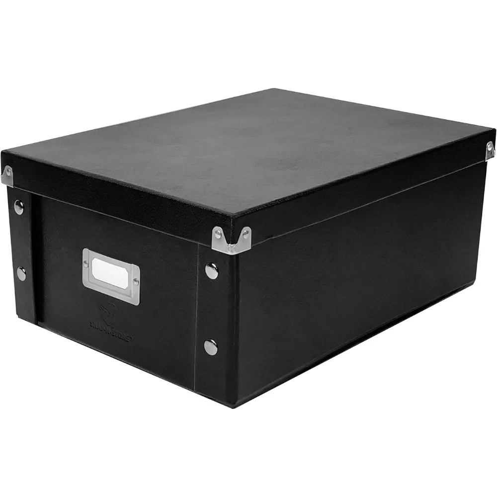 CD & DVD Storage Box 2 Pack Double Wide 6.1 X 10.5 X 14 Inch Disc Holders With Lids to Store Up to 330 Discs Free Shipping Racks