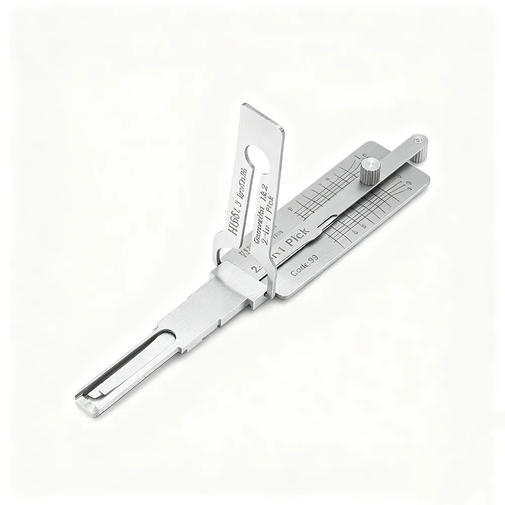 LISHI HU66 2-in-1 Pick-Decoder Schlüsselleser Schlosserwerkzeug für Nissan Infiniti Zündung & Autotürschloss Auto-Entsperr- und Reparaturwerkzeug – Detail 3