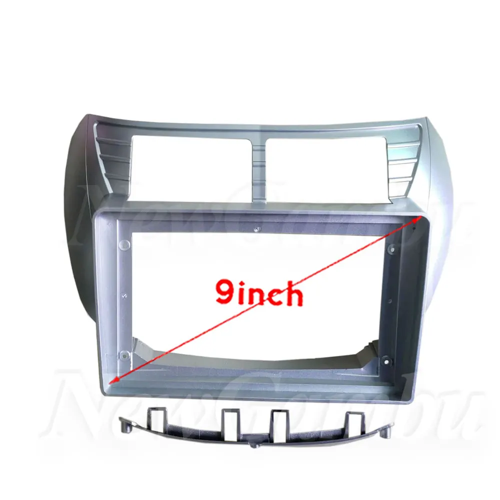 NewGambu 9 Inch Radio Fascia fit For Zotye Z100 Yun 100 2013-2016 Fascia Frame No Cable Trim Panel Audio Frame Cover