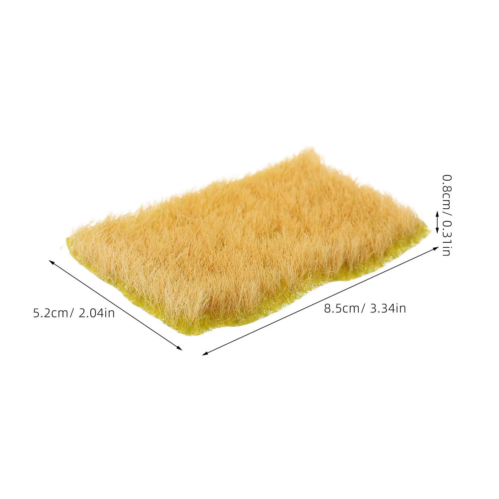 Simulation Grass Turf Miniature Scenery Natural Texture for DIY Micro Landscape Garden Railway Train Scenery Craft Decoration