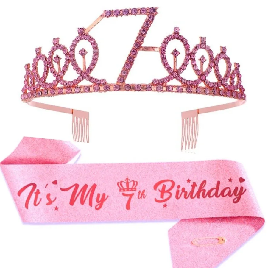 "This Is My" Birthday Tiara & Sash