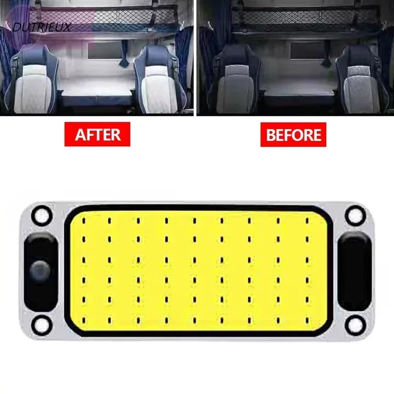 

54 LED COB Car Reading Lights Universal Car Truck Dome Interior Reading Lamp High Brightness Cabin Roof Panel Light 12V 24V