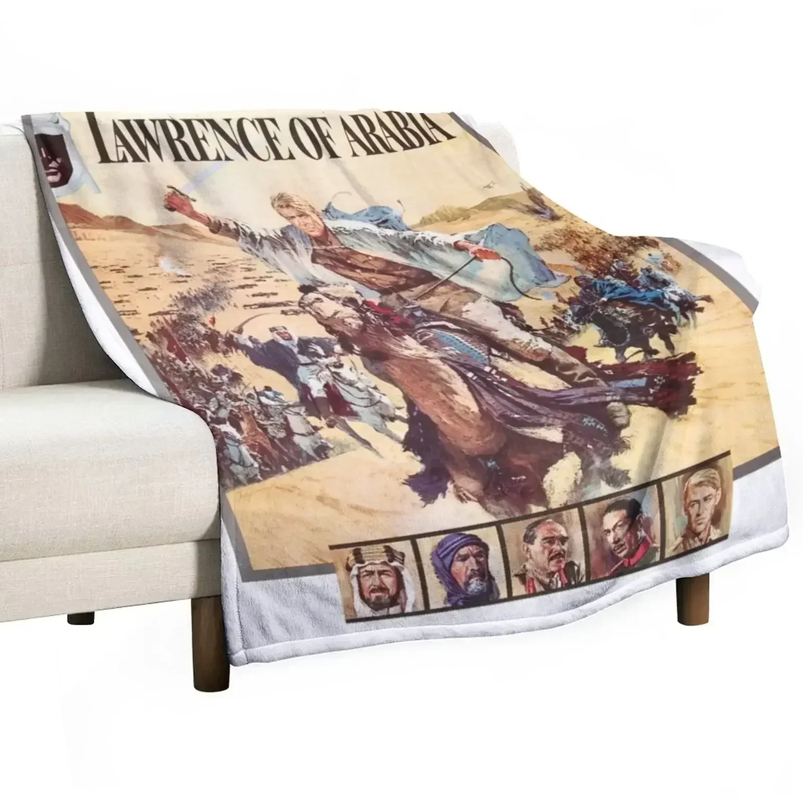 

Lawrence of Arabia Throw Blanket Reusable Durable Soft Blanket for All Seasons