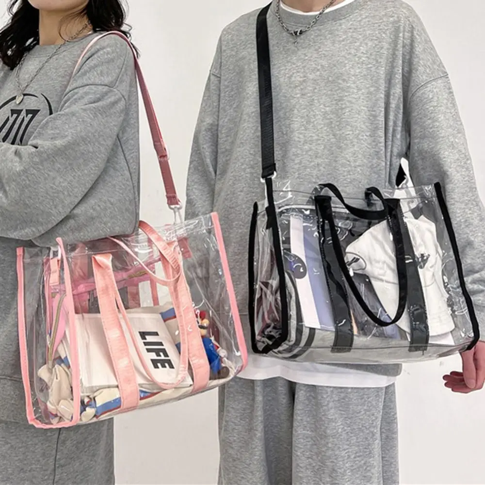 

Transparent Tote Bag Waterproof Stadium Approved Fashion Weekend Vacation for Weekend Vacation