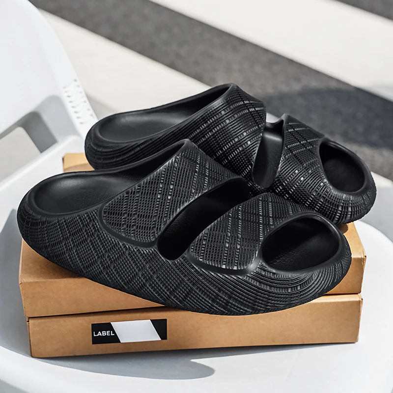 Heren clogs, antislip platte schoenen voor thuis en strand_voghion.com