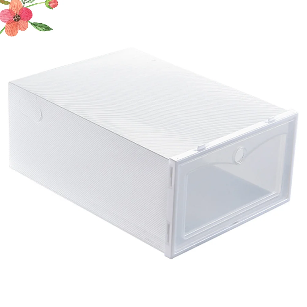 

6 Pcs Shoe Storage Bin Cabinet Case Shoebox Shelves Shoes Container Accessories Foldable