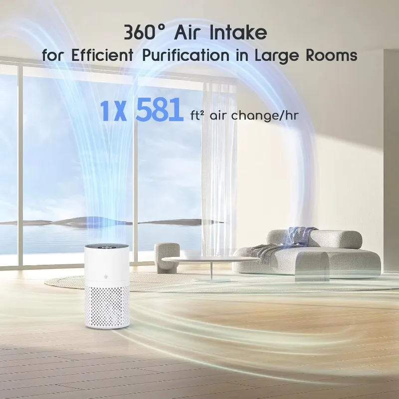 Purificador de aire portátil inteligente para habitación del hogar, el mejor filtro Hepa para el hogar, filtros para el hogar, KJ402F-A, purificador de aire para el hogar
