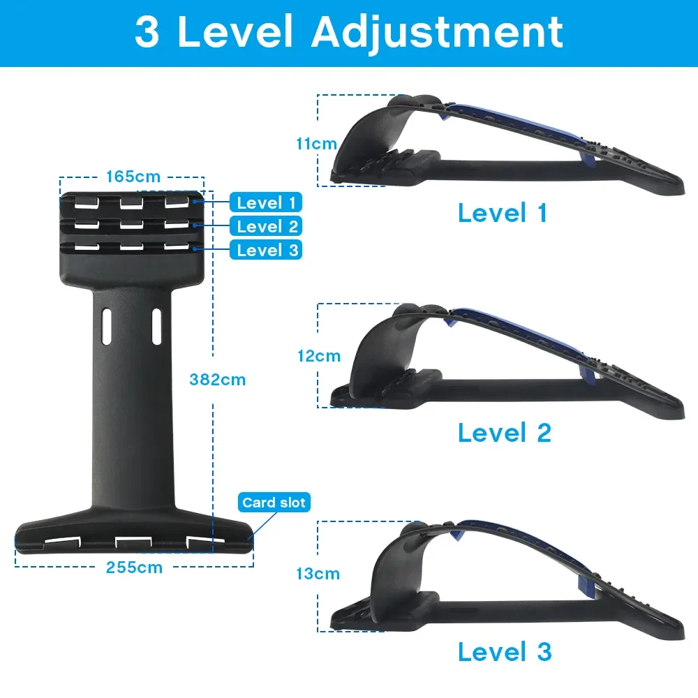 لوحة تدليك لدعم الرقبة 4 مستويات قابلة للتعديل أجهزة سحب نقالة الرقبة تمتد عنق الرحم الرياضية اللياقة البدنية دعم قطني #6