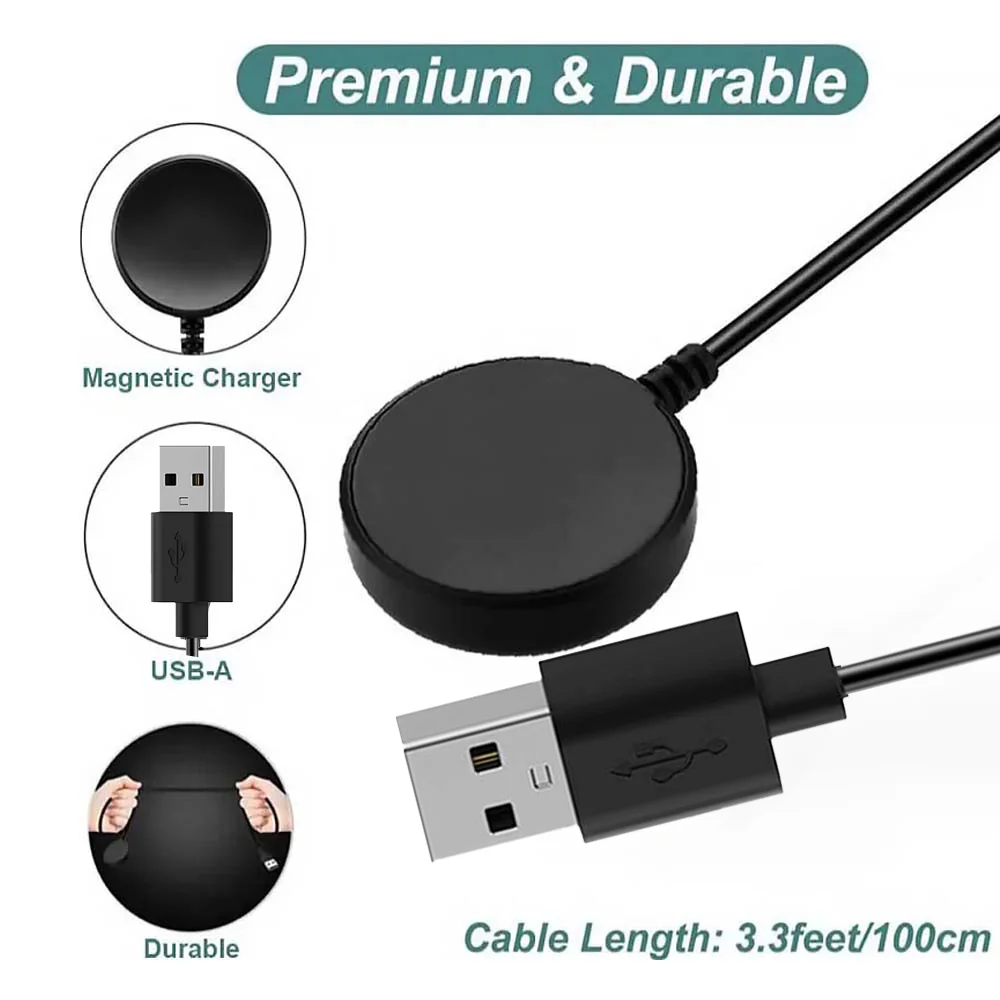 Chargeur de câble USB Type C PD, pour Samsung Galaxy Watch 6/5/Pro/4/3 41mm 45mm Active 2 40mm 44mm Watch6 Classic 43mm 47mm 42mm 46mm