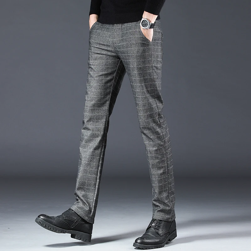 Men's Casual Pants Spring Summer New Cotton Linen Trousers Overalls Business Slim Fit Straight Pants Daily All-match Men's Pants