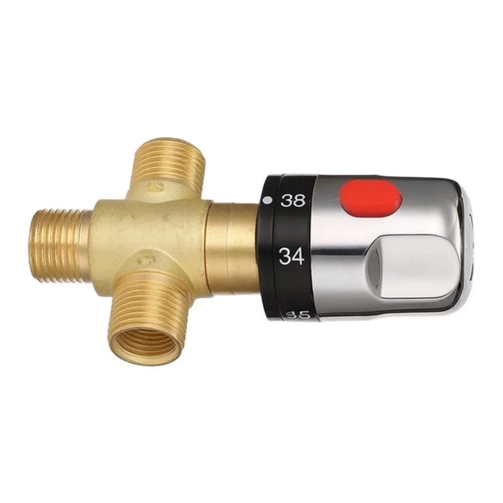Thermostatic Mixing Valve for Temperature Sensitive Shower Setups with WRAS Certification and Brass Construction