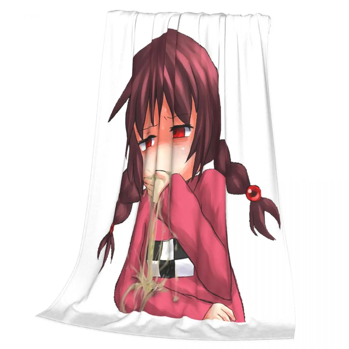 Game Yume Nikki Madotsuki Vomit Blankets Soft Warm Flannel Throw Blanket Bedspread for Bed Living room Picnic Travel Home Couch