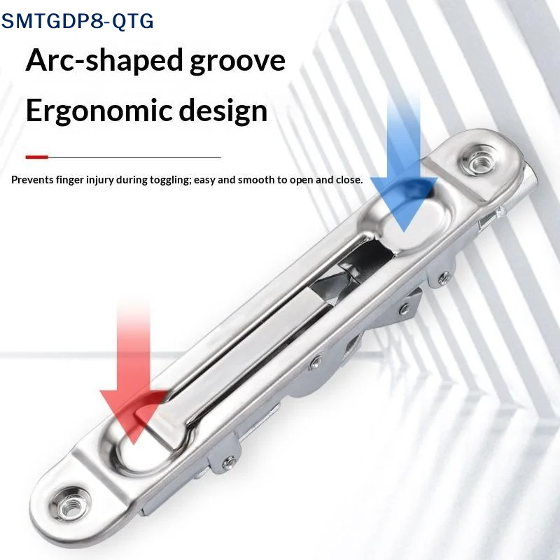 NEW Stainless Steel Security Door Flush Bolt Durable Anti Theft Design Multiple Sizes For Home Gate Safety Use