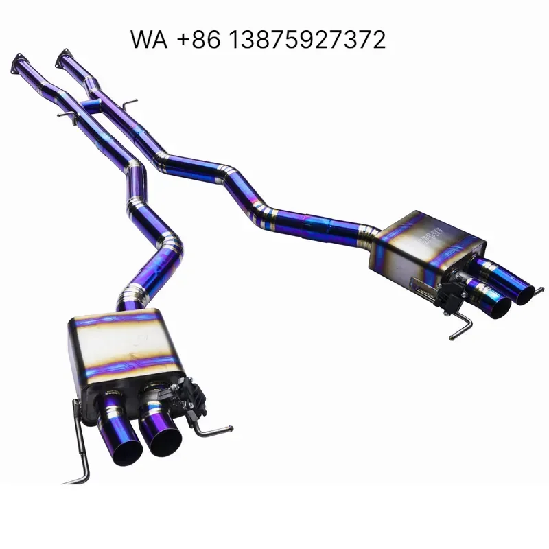 Wmwmnu Hot Sales Custom Titanium Alloy Exhaust System for Continental GT V8 4.0 6.0T High Performance Muffler Pipe