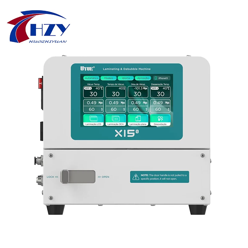 UYUE X15S Ламинатор ЖК-экран Интеллектуальный автоматический пеногаситель для удаления пузырей для ремонта телефона